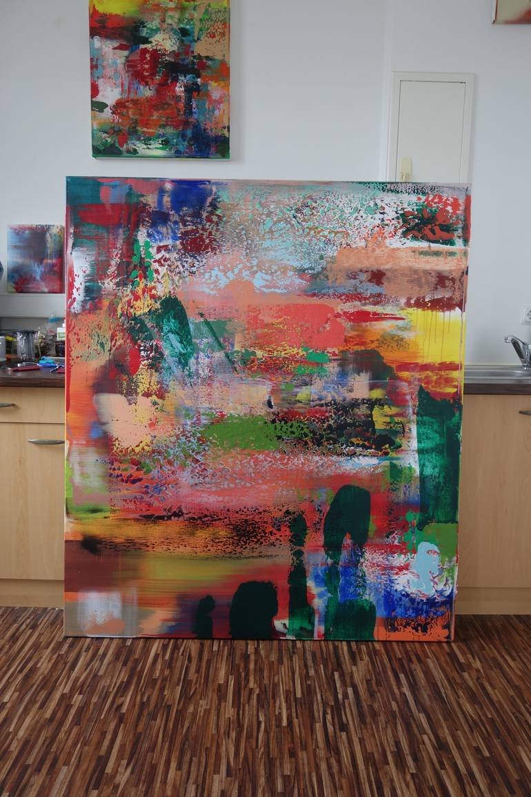 Original Abstract Painting by Virginia Glasmacher