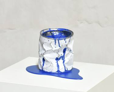 Le vieux pot de peinture bleu - 330 thumb