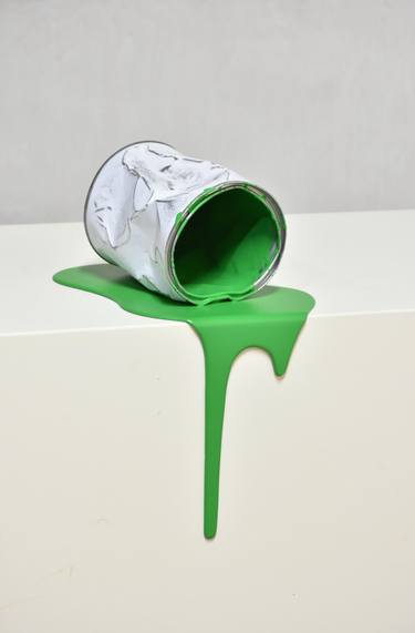 Le vieux pot de peinture vert - 332 thumb
