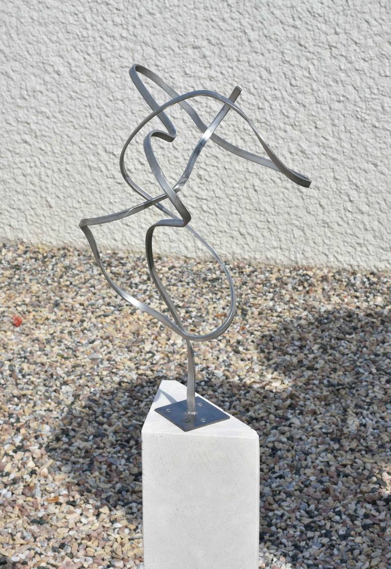 Original Minimalism Abstract Sculpture by Yannick Bouillault