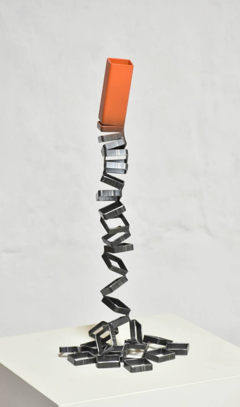 Original Art Nouveau Abstract Sculpture by Yannick Bouillault