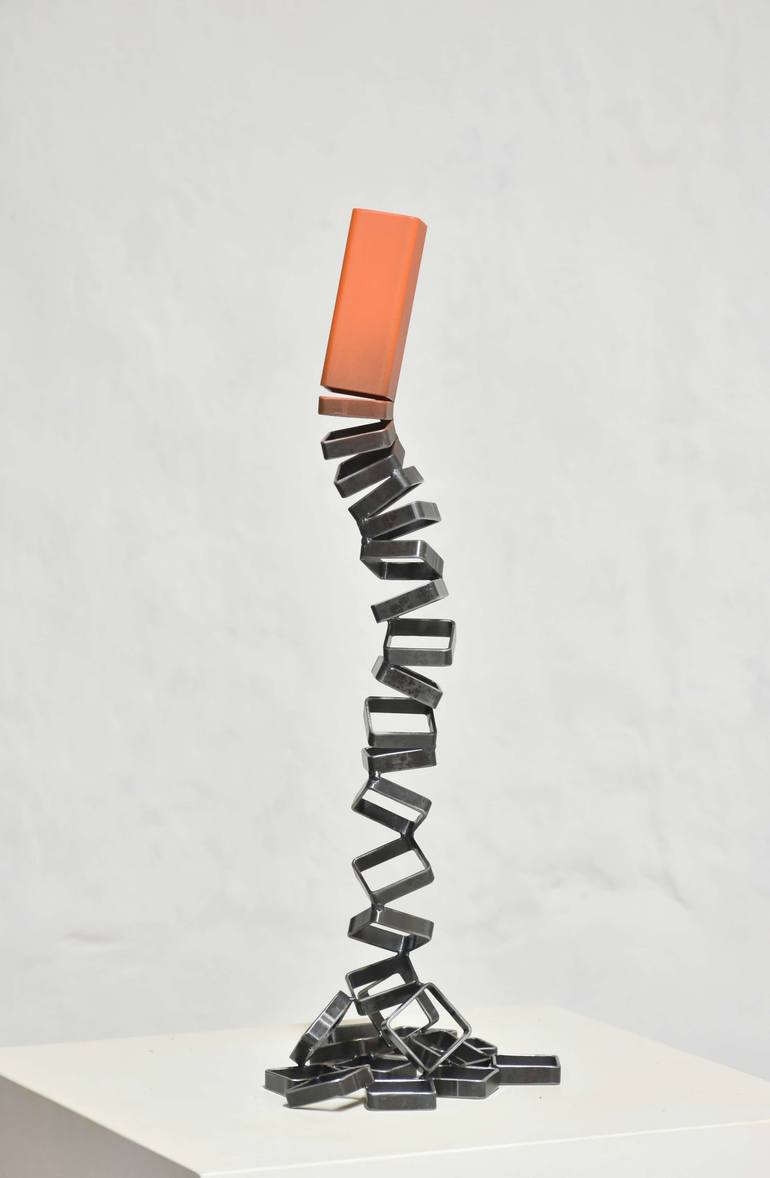 Original Art Nouveau Abstract Sculpture by Yannick Bouillault