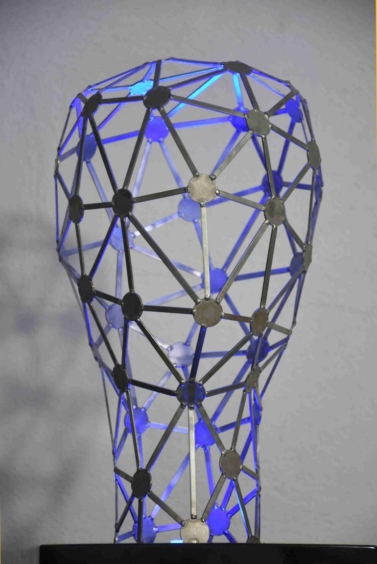 Original Geometric Sculpture by Yannick Bouillault
