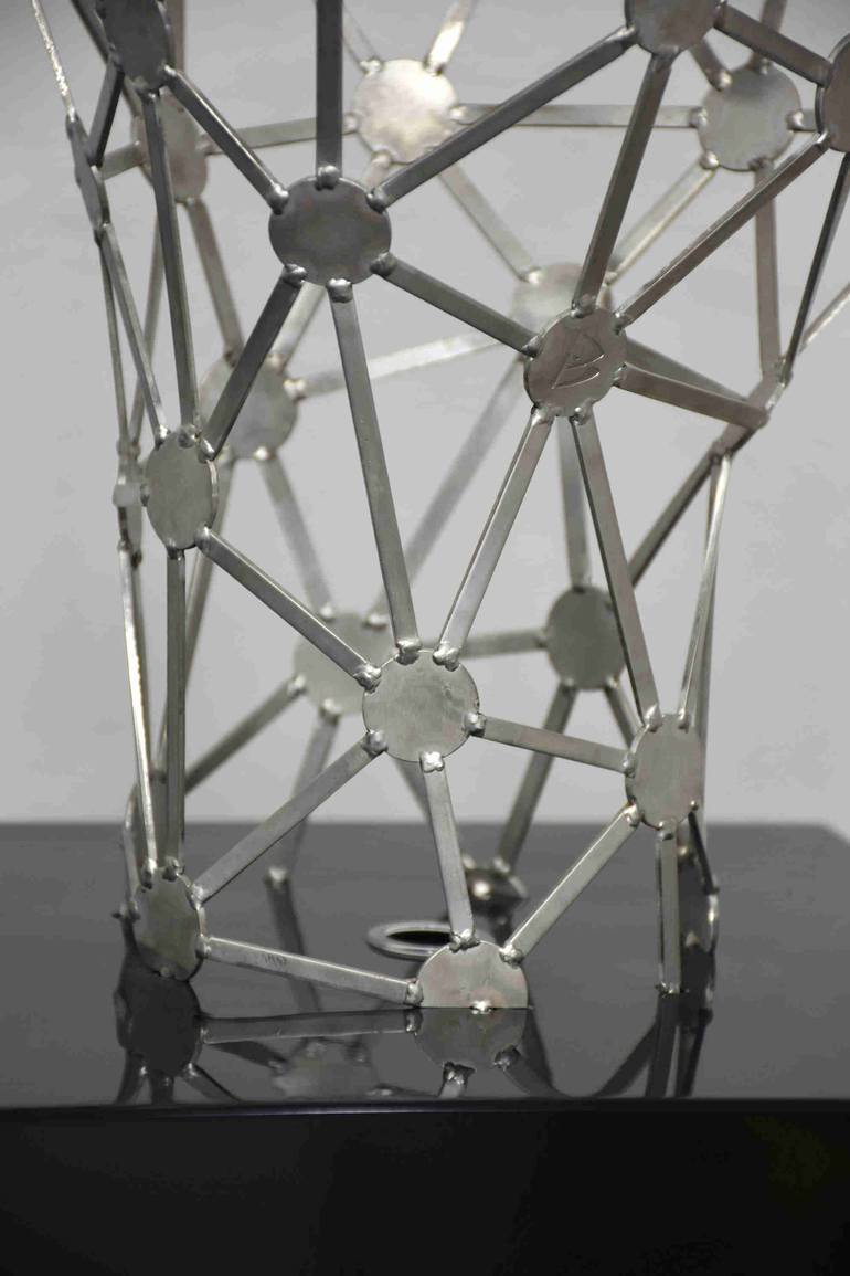 Original Geometric Sculpture by Yannick Bouillault