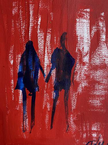 Original Contemporary People Paintings by Cigdem Corek