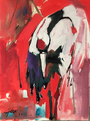 Print of Abstract Expressionism Animal Paintings by cigdem corek