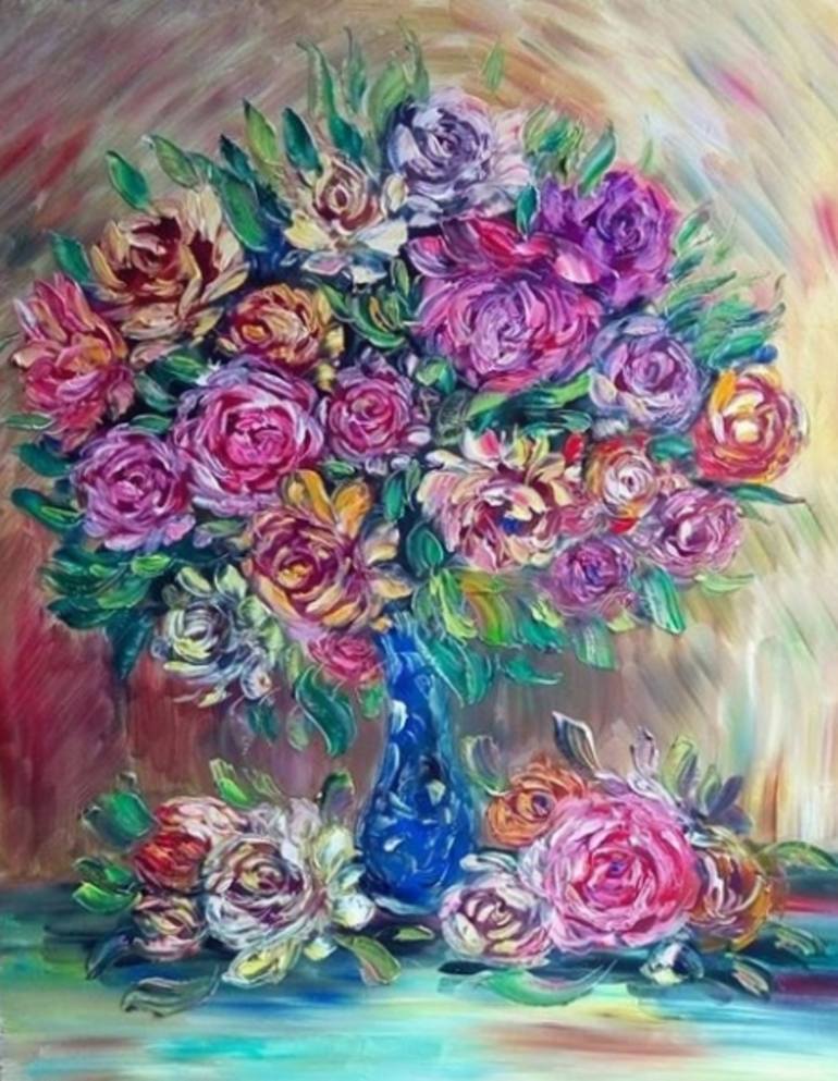 Flower melody Painting by Irina Oliinyk | Saatchi Art