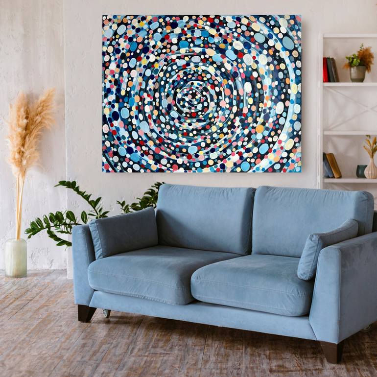 Original Outer Space Painting by Julia Brinkfrau