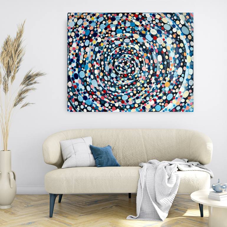 Original Outer Space Painting by Julia Brinkfrau