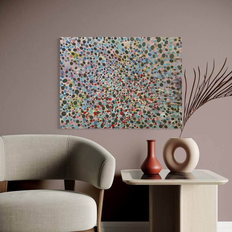 Original Abstract Expressionism Abstract Painting by Julia Brinkfrau