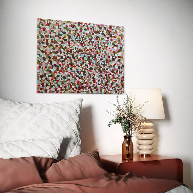 Original Abstract Expressionism Abstract Painting by Julia Brinkfrau