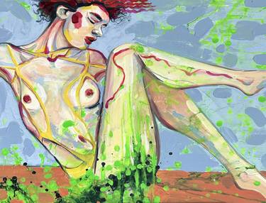 Original Realism Nude Paintings by Julia Brinkfrau