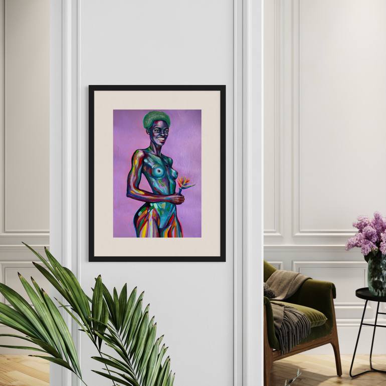 Original Conceptual Women Painting by Julia Brinkfrau