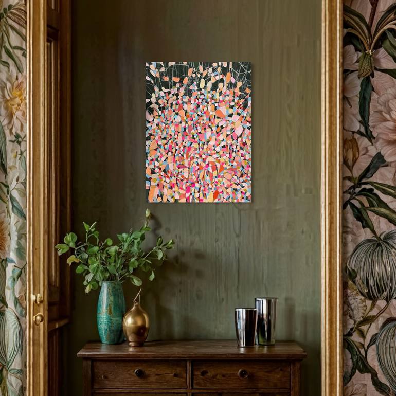 Original Abstract Expressionism Abstract Painting by Julia Brinkfrau