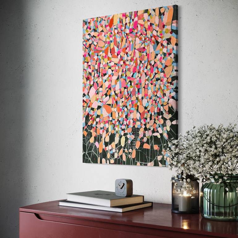 Original Abstract Expressionism Abstract Painting by Julia Brinkfrau