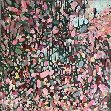 Original Abstract Expressionism Botanic Paintings by Julia Brinkfrau