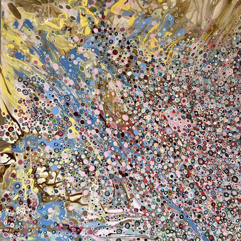 Print of Color Field Painting Abstract Paintings by Julia Brinkfrau