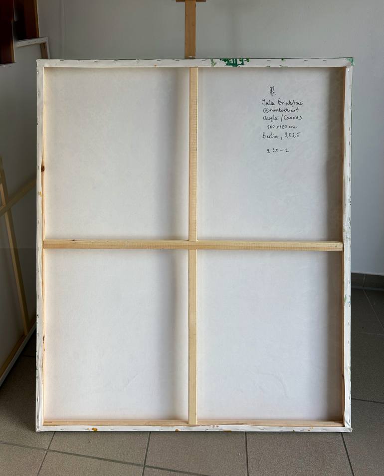 Original Abstract Expressionism Abstract Painting by Julia Brinkfrau