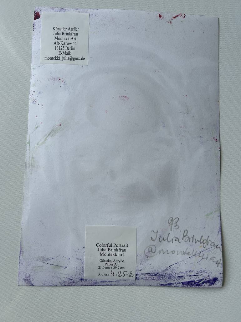 Original Abstract Expressionism Women Painting by Julia Brinkfrau