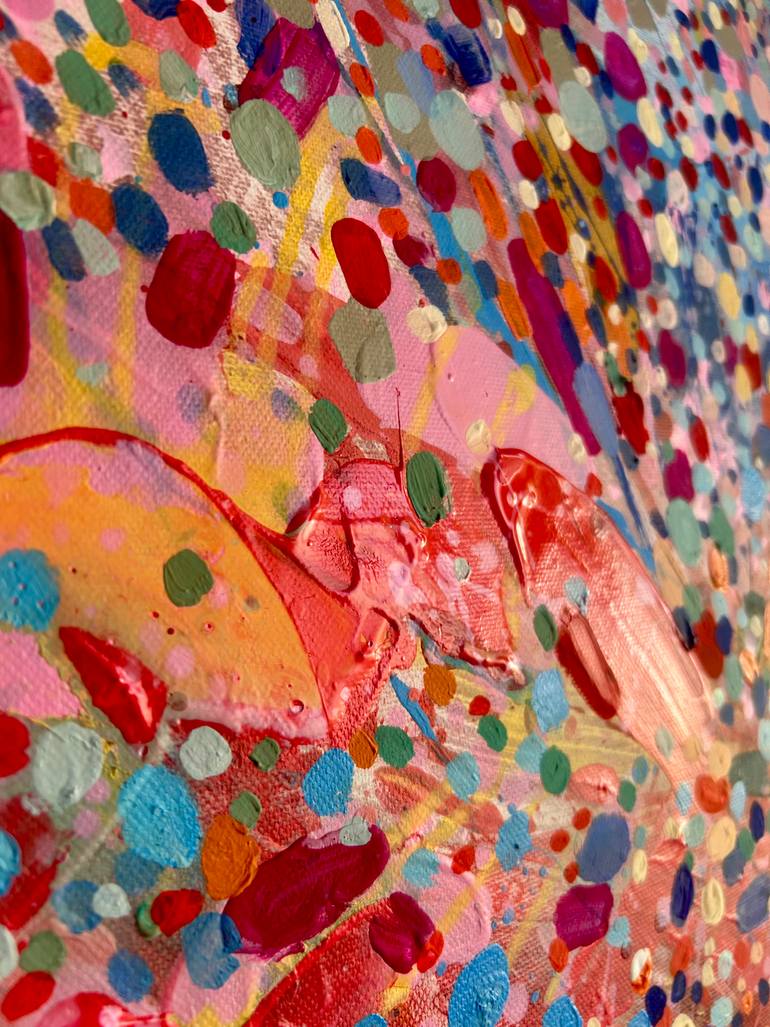 Original Abstract Expressionism Abstract Painting by Julia Brinkfrau