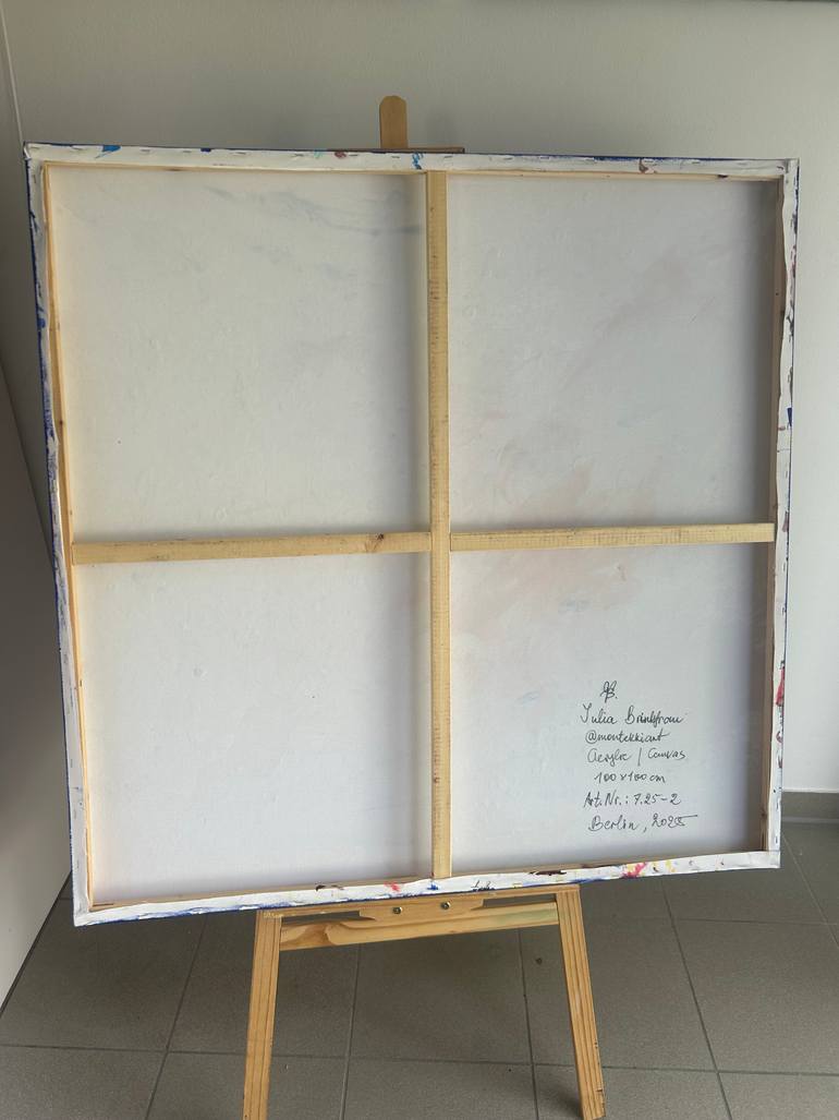Original Abstract Expressionism Abstract Painting by Julia Brinkfrau