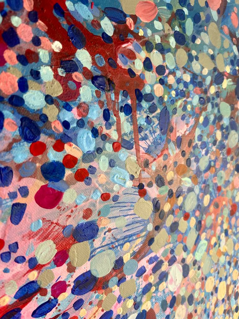 Original Abstract Expressionism Abstract Painting by Julia Brinkfrau