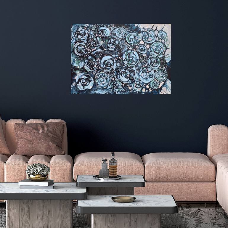 Original Abstract Health & Beauty Painting by Julia Brinkfrau