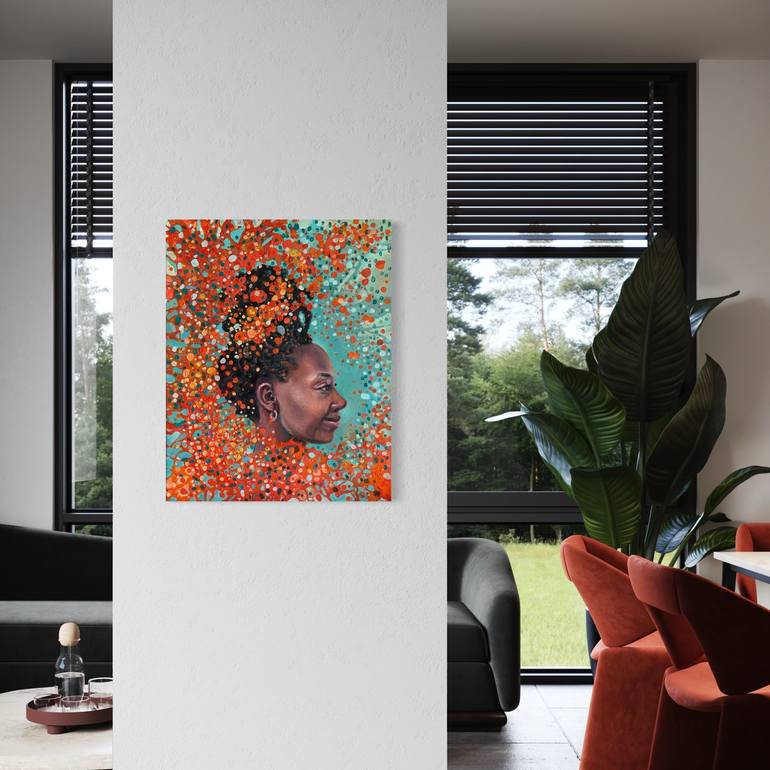 Original Portraiture Portrait Painting by Julia Brinkfrau