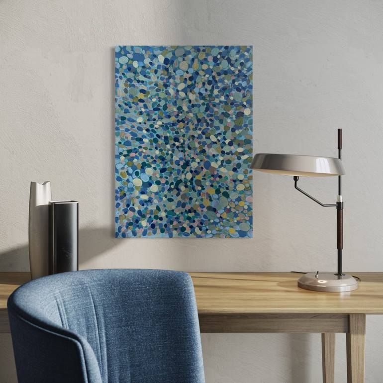 Original Abstract Expressionism Abstract Painting by Julia Brinkfrau