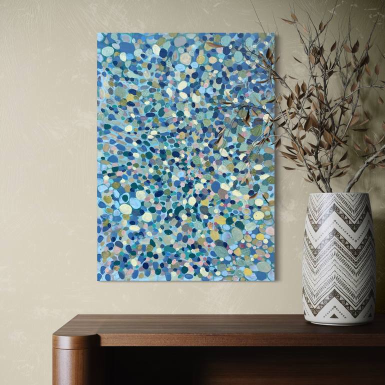 Original Abstract Expressionism Abstract Painting by Julia Brinkfrau