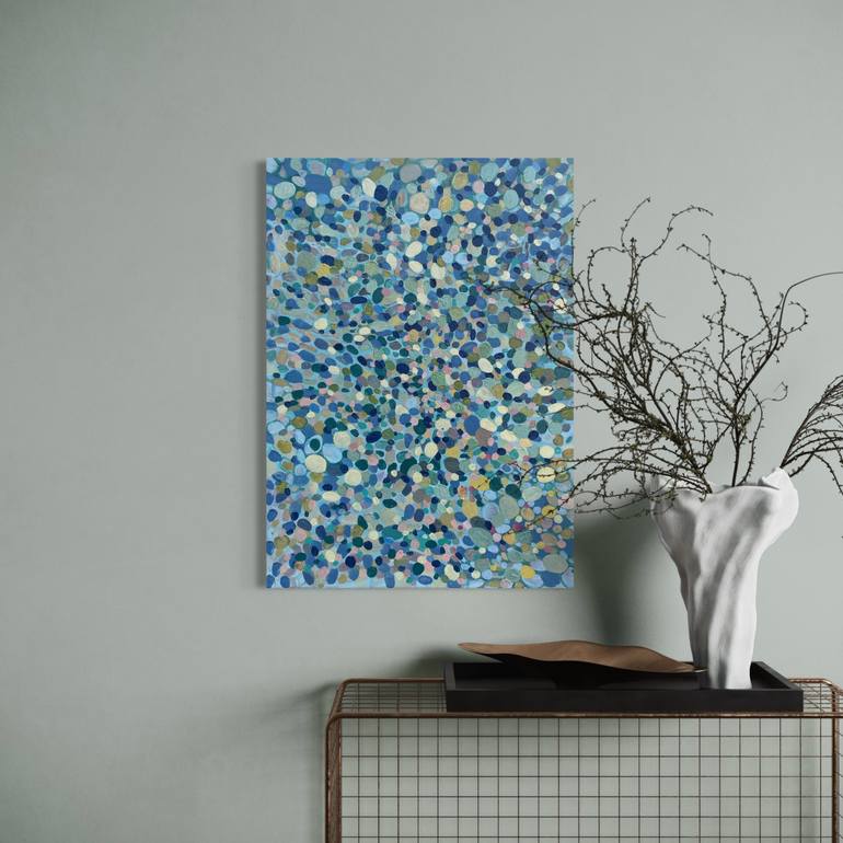 Original Abstract Expressionism Abstract Painting by Julia Brinkfrau