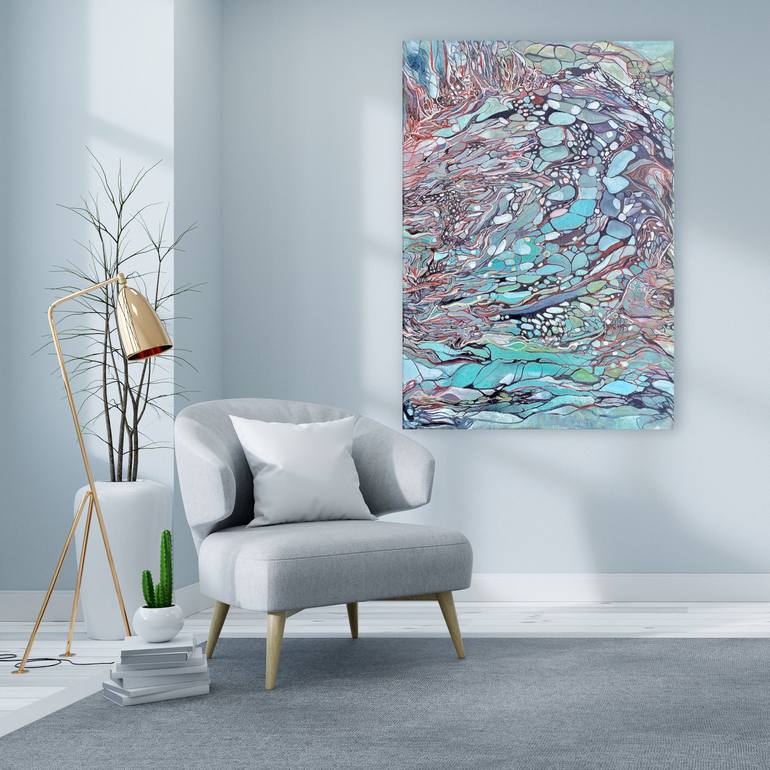 Original Abstract Painting by Julia Brinkfrau