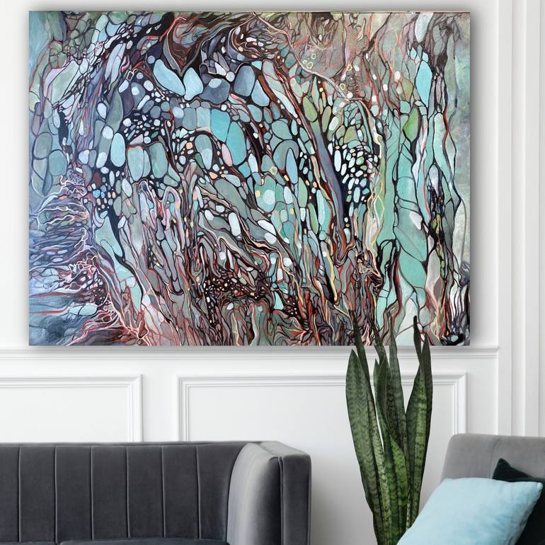 Original Abstract Painting by Julia Brinkfrau