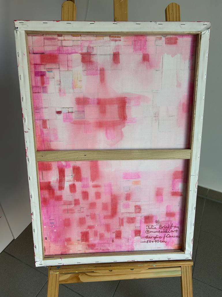 Original Abstract Geometric Painting by Julia Brinkfrau