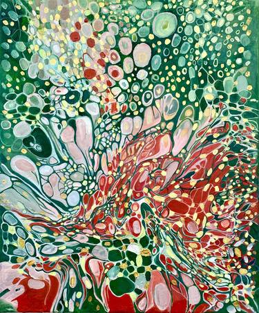 Print of Abstract Garden Paintings by Julia Brinkfrau