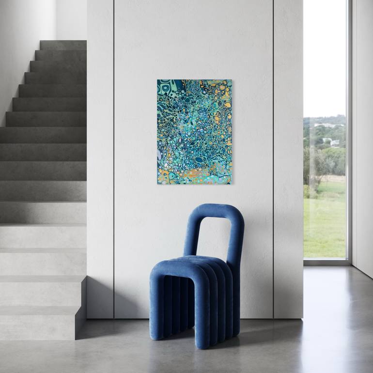 Original Modernism Abstract Painting by Julia Brinkfrau