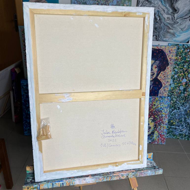 Original Modernism Abstract Painting by Julia Brinkfrau