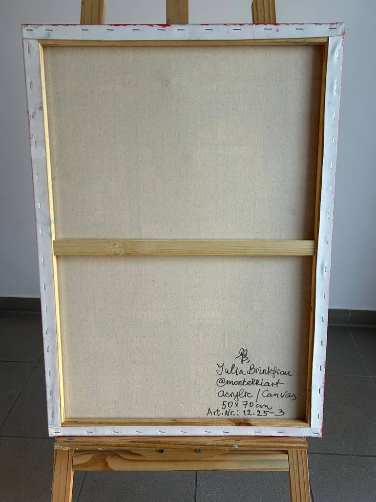 Original Abstract Geometric Painting by Julia Brinkfrau