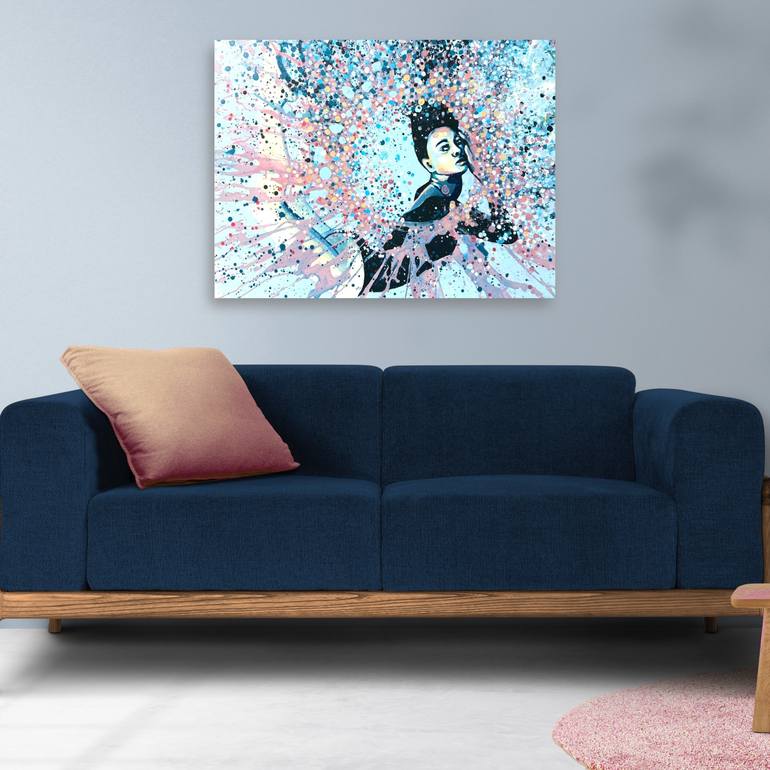 Original Abstract Women Painting by Julia Brinkfrau