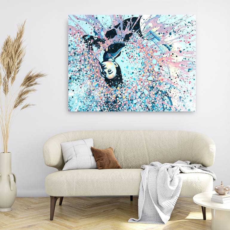 Original Abstract Women Painting by Julia Brinkfrau