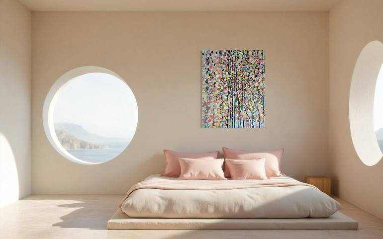 Original Abstract Expressionism Abstract Painting by Julia Brinkfrau