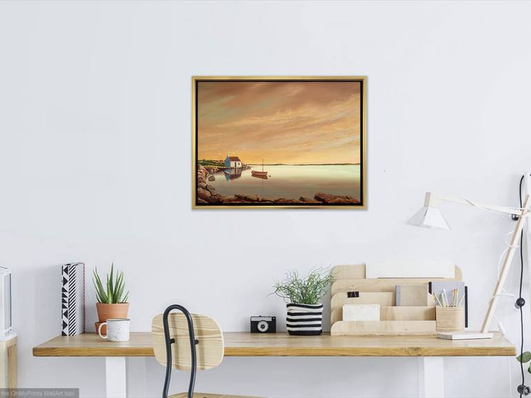 Original Fine Art Seascape Painting by Philip Valende