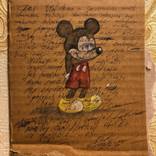 Miki Mouse original painting by Valerija Serbinova