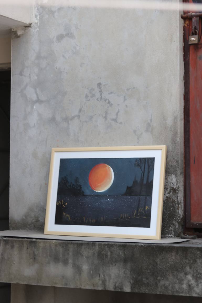 Original Abstract Nature Painting by Kazi Abdul Wahed