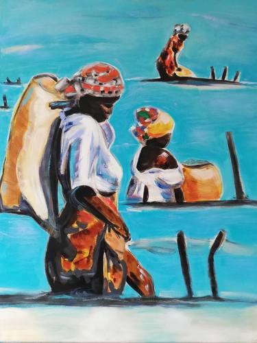 Print of Figurative World Culture Paintings by Pascal Milcendeau