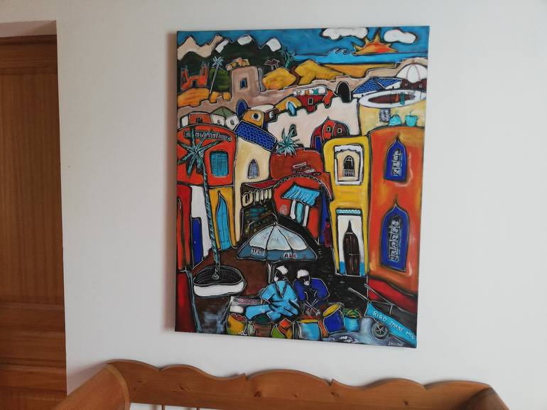 Original World Culture Painting by Pascal Milcendeau