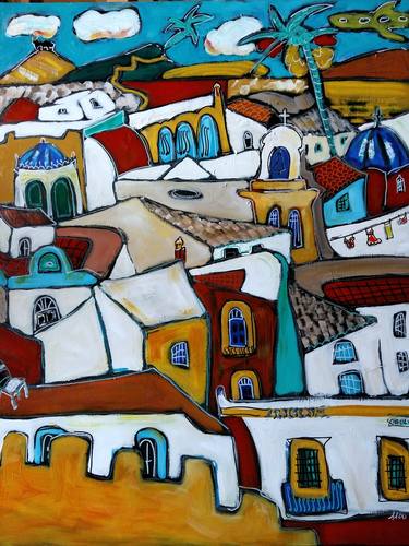 Print of Expressionism Places Paintings by Pascal Milcendeau