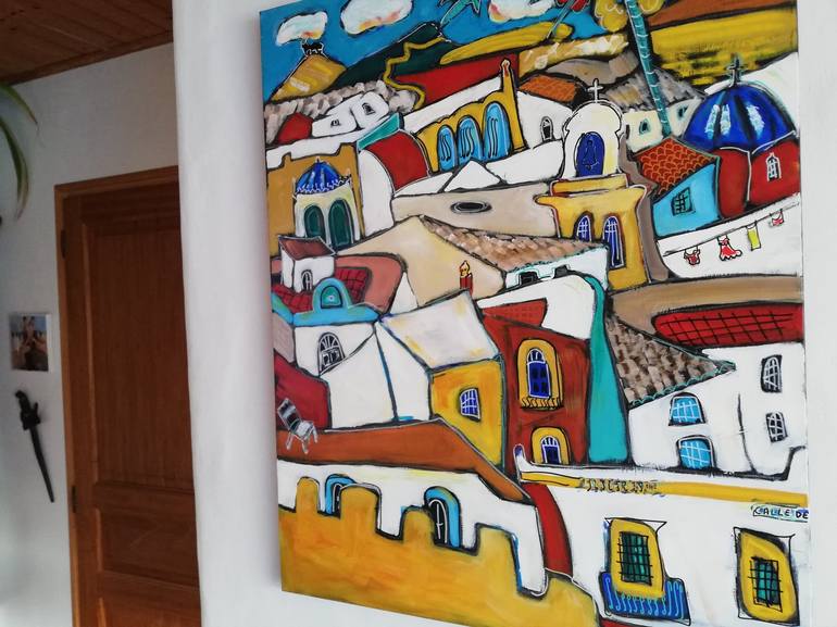 Original Expressionism Places Painting by Pascal Milcendeau