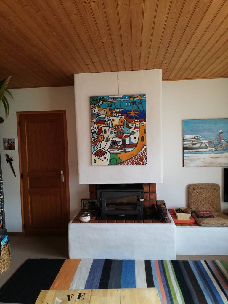 Original Contemporary Travel Painting by Pascal Milcendeau