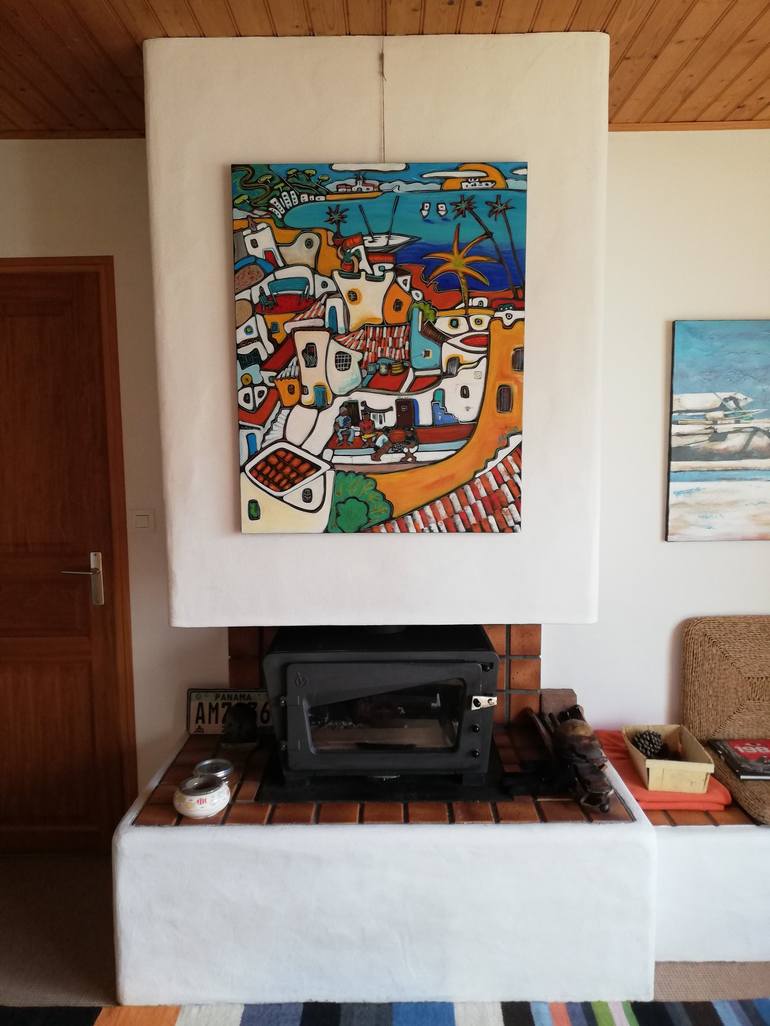 Original Contemporary Travel Painting by Pascal Milcendeau